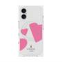 プレミアムスクエアケース with MagSafe［ LANVIN en Bleu Hearts Pink - ランバン ハート ピンク ］