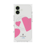 プレミアムスクエアケース with MagSafe［ LANVIN en Bleu Hearts Pink - ランバン ハート ピンク ］