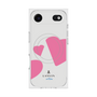 プレミアムスクエアケース with MagSafe［ LANVIN en Bleu Hearts Pink - ランバン ハート ピンク ］