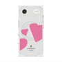 プレミアムスクエアケース with MagSafe［ LANVIN en Bleu Hearts Pink - ランバン ハート ピンク ］
