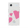 プレミアムスクエアケース with MagSafe［ LANVIN en Bleu Hearts Pink - ランバン ハート ピンク ］
