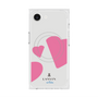 プレミアムスクエアケース with MagSafe［ LANVIN en Bleu Hearts Pink - ランバン ハート ピンク ］