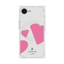 プレミアムスクエアケース with MagSafe［ LANVIN en Bleu Hearts Pink - ランバン ハート ピンク ］