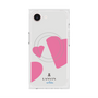 プレミアムスクエアケース with MagSafe［ LANVIN en Bleu Hearts Pink - ランバン ハート ピンク ］