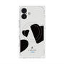 プレミアムスクエアケース with MagSafe［ LANVIN en Bleu Hearts Black - ランバン ハート ブラック ］