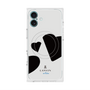 プレミアムスクエアケース with MagSafe［ LANVIN en Bleu Hearts Black - ランバン ハート ブラック ］