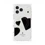 プレミアムスクエアケース with MagSafe［ LANVIN en Bleu Hearts Black - ランバン ハート ブラック ］
