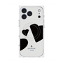 プレミアムスクエアケース with MagSafe［ LANVIN en Bleu Hearts Black - ランバン ハート ブラック ］