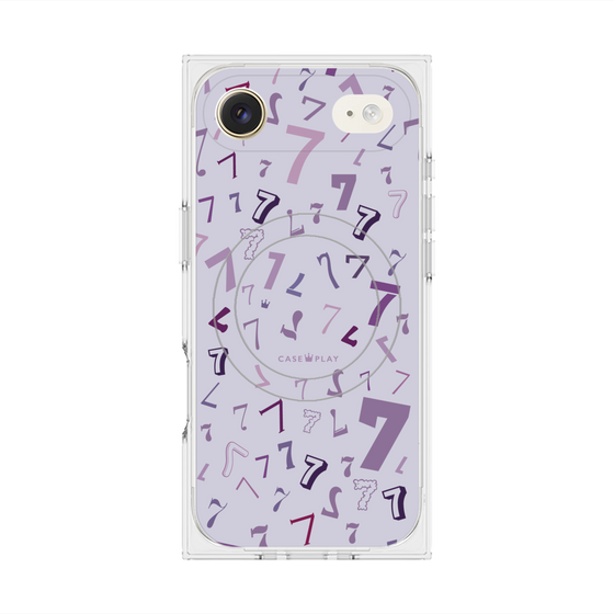 プレミアムスクエアケース with MagSafe［ Puple 7 - パープル・セブン ］