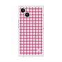 プレミアムスクエアケース with MagSafe［ Checkered Pink - ギンガムチェック ピンク ］