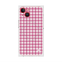プレミアムスクエアケース with MagSafe［ Checkered Pink - ギンガムチェック ピンク ］