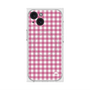 プレミアムスクエアケース with MagSafe［ Checkered Pink - ギンガムチェック ピンク ］