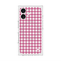 プレミアムスクエアケース with MagSafe［ Checkered Pink - ギンガムチェック ピンク ］