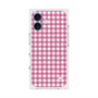 プレミアムスクエアケース with MagSafe［ Checkered Pink - ギンガムチェック ピンク ］