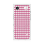 プレミアムスクエアケース with MagSafe［ Checkered Pink - ギンガムチェック ピンク ］