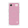 プレミアムスクエアケース with MagSafe［ Checkered Pink - ギンガムチェック ピンク ］