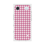 プレミアムスクエアケース with MagSafe［ Checkered Pink - ギンガムチェック ピンク ］