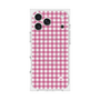 プレミアムスクエアケース with MagSafe［ Checkered Pink - ギンガムチェック ピンク ］