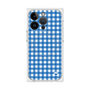 プレミアムスクエアケース with MagSafe［ Checkered Blue - ギンガムチェック ブルー ］