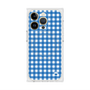 プレミアムスクエアケース with MagSafe［ Checkered Blue - ギンガムチェック ブルー ］