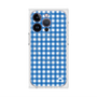 プレミアムスクエアケース with MagSafe［ Checkered Blue - ギンガムチェック ブルー ］