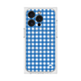 プレミアムスクエアケース with MagSafe［ Checkered Blue - ギンガムチェック ブルー ］