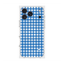 プレミアムスクエアケース with MagSafe［ Checkered Blue - ギンガムチェック ブルー ］