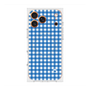 プレミアムスクエアケース with MagSafe［ Checkered Blue - ギンガムチェック ブルー ］