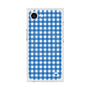 プレミアムスクエアケース with MagSafe［ Checkered Blue - ギンガムチェック ブルー ］