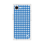 プレミアムスクエアケース with MagSafe［ Checkered Blue - ギンガムチェック ブルー ］