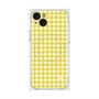 プレミアムスクエアケース with MagSafe［ Checkered Yellow - ギンガムチェック イエロー ］
