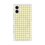プレミアムスクエアケース with MagSafe［ Checkered Yellow - ギンガムチェック イエロー ］