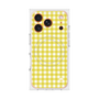 プレミアムスクエアケース with MagSafe［ Checkered Yellow - ギンガムチェック イエロー ］