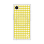 プレミアムスクエアケース with MagSafe［ Checkered Yellow - ギンガムチェック イエロー ］