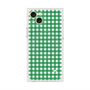 プレミアムスクエアケース with MagSafe［ Checkered Green - ギンガムチェック グリーン ］