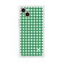 プレミアムスクエアケース with MagSafe［ Checkered Green - ギンガムチェック グリーン ］
