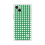 プレミアムスクエアケース with MagSafe［ Checkered Green - ギンガムチェック グリーン ］
