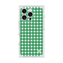 プレミアムスクエアケース with MagSafe［ Checkered Green - ギンガムチェック グリーン ］