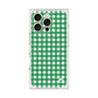 プレミアムスクエアケース with MagSafe［ Checkered Green - ギンガムチェック グリーン ］