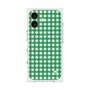 プレミアムスクエアケース with MagSafe［ Checkered Green - ギンガムチェック グリーン ］