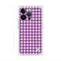 プレミアムスクエアケース with MagSafe［ Checkered Purple - ギンガムチェック パープル ］