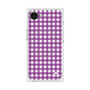 プレミアムスクエアケース with MagSafe［ Checkered Purple - ギンガムチェック パープル ］