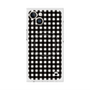 プレミアムスクエアケース with MagSafe［ Checkered Purple - ギンガムチェック ブラック ］