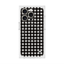 プレミアムスクエアケース with MagSafe［ Checkered Purple - ギンガムチェック ブラック ］