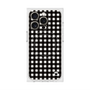 プレミアムスクエアケース with MagSafe［ Checkered Purple - ギンガムチェック ブラック ］