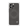 プレミアムスクエアケース with MagSafe［ Checkered Purple - ギンガムチェック ブラック ］