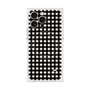 プレミアムスクエアケース with MagSafe［ Checkered Purple - ギンガムチェック ブラック ］