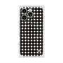 プレミアムスクエアケース with MagSafe［ Checkered Purple - ギンガムチェック ブラック ］