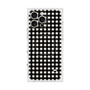 プレミアムスクエアケース with MagSafe［ Checkered Purple - ギンガムチェック ブラック ］