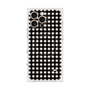 プレミアムスクエアケース with MagSafe［ Checkered Purple - ギンガムチェック ブラック ］